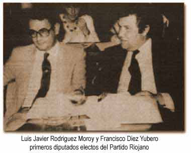 Los primeros diputados del PRP en sus escaños