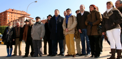 Visita a las obras del soterramiento