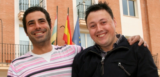 Raúl Moreno e Israel Alcantuz