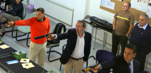 Reunión con el club de tiro Rey Pastor