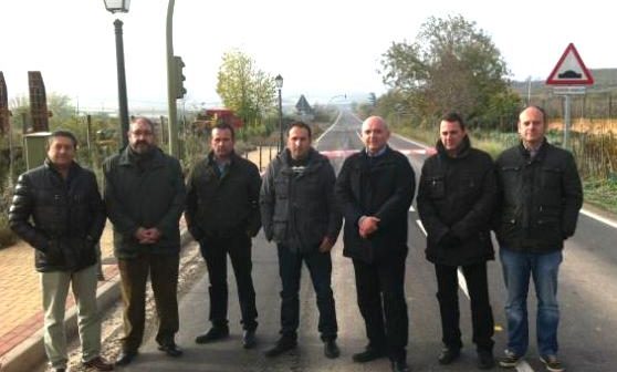 Inauguración de la mejora de la LR-208 en Hormilleja