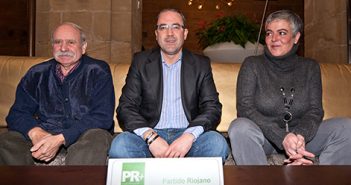 Amancio Íbeas Soto, Ana María Sendino y Rubén Gil Trincado, PR+