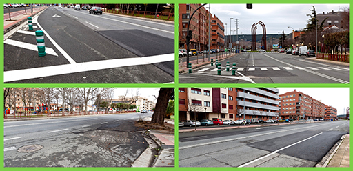 Estado actual de Avenida de Burgos en Logroño Estado actual de Avenida de Burgos en Logroño