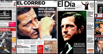 Adolfo Suárez, portadas.