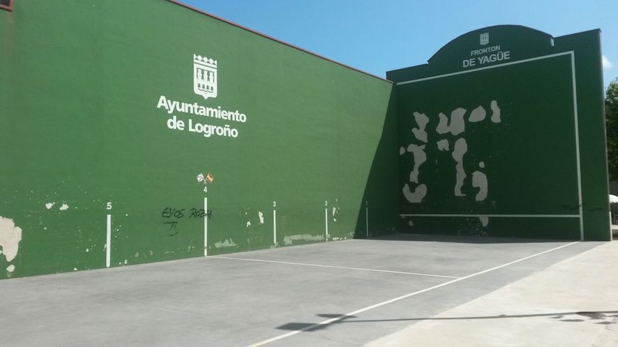 Estado que presente actualmente el frontón de Yagüe