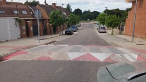 Foto parque rebaje reductores bandas reductoras de velocidad Fleming