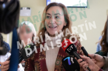 La consejera María Martín en una de sus innumerables apariciones en medios de comunicación. Imagen original del Gobierno de La Rioja (CC)