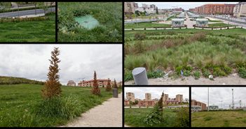 Estado actual del Parque del Soterramiento en Logroño
