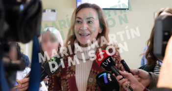 La consejera María Martín en una de sus innumerables apariciones en medios de comunicación. Imagen original del Gobierno de La Rioja (CC)