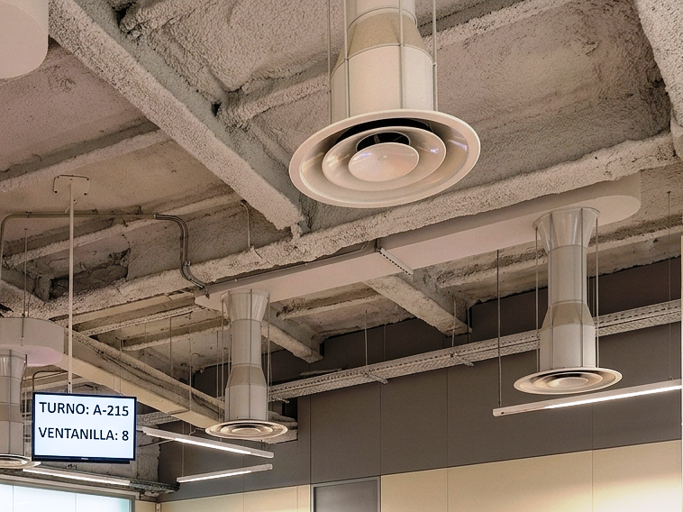climatización de una sala de espera